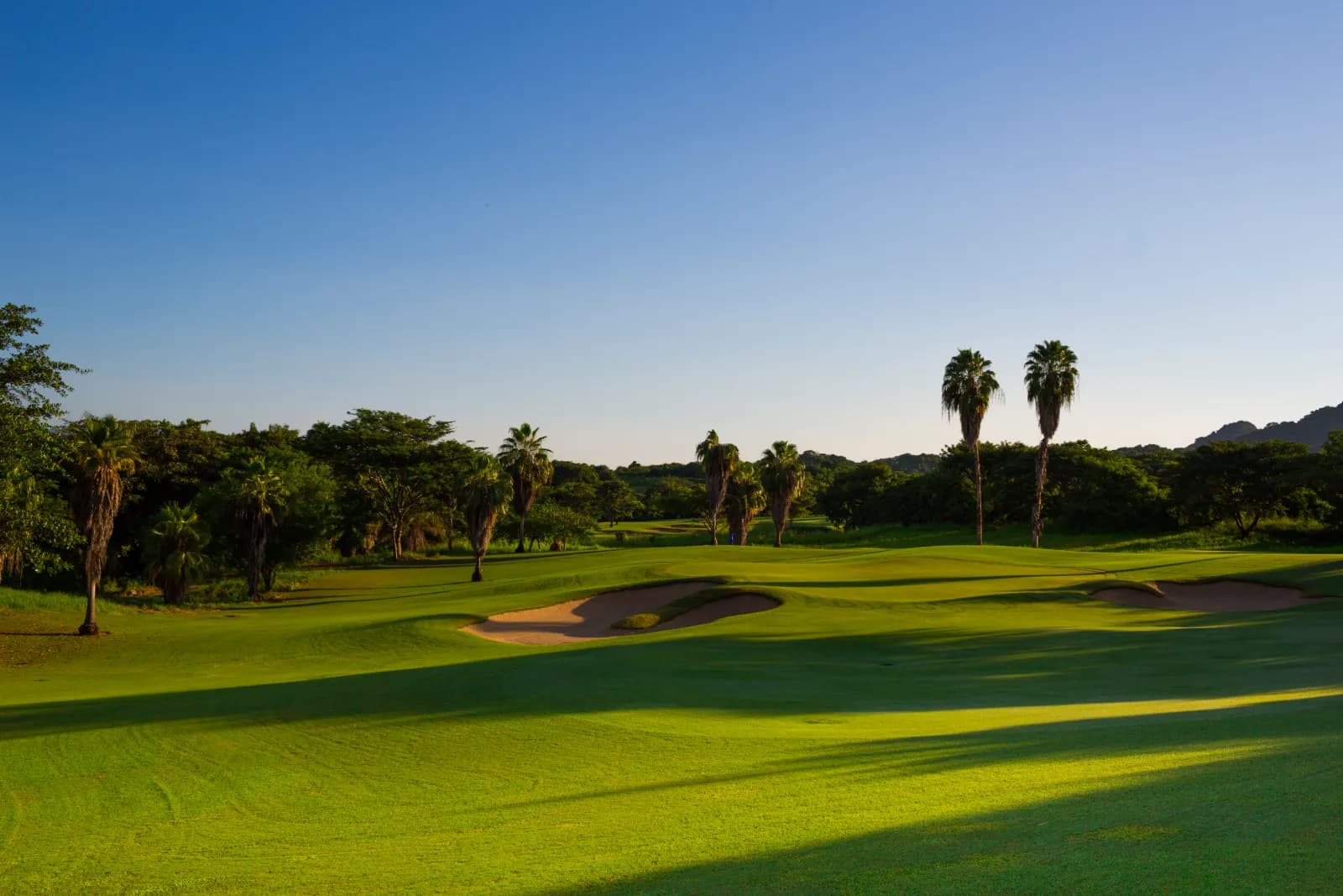Room off the tee, trouble if you take it for granted. The Nicklaus course rewards a plan.